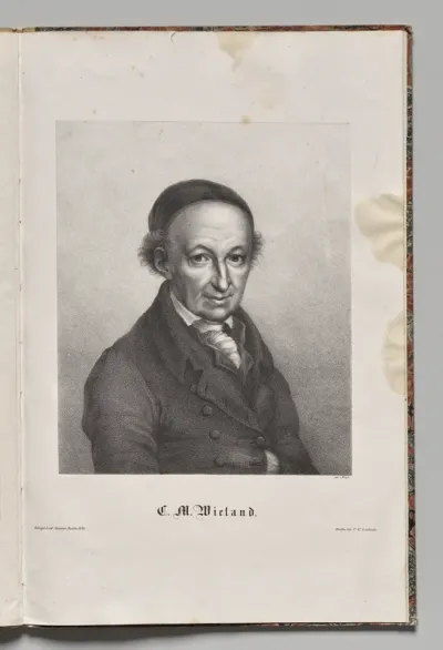 Germany's Famous Authors:  Portrait of Christopher Martin Wieland
