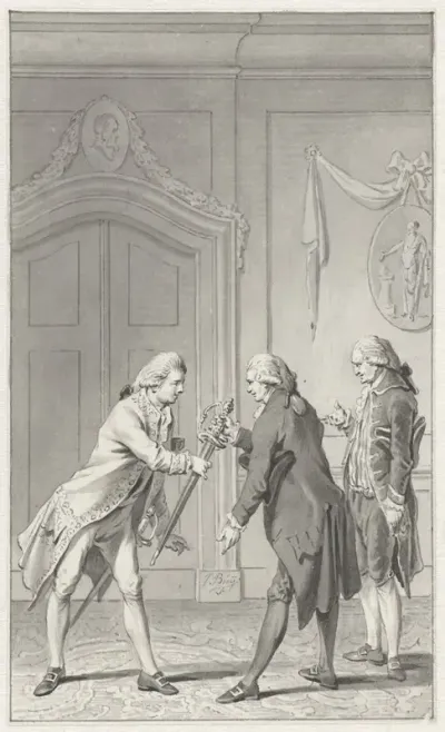 Geschenk aan admiraal Bailli de Suffren namens de Staten-Generaal, 1784