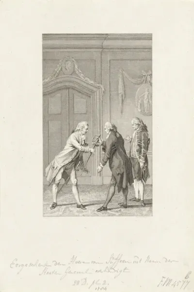 Geschenk aan admiraal Bailli de Suffren namens de Staten-Generaal, 1784