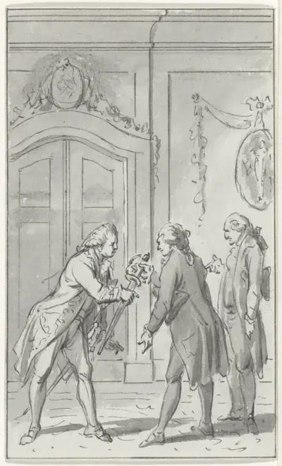 Geschenk aan admiraal Bailli de Suffren namens de Staten-Generaal, 1784