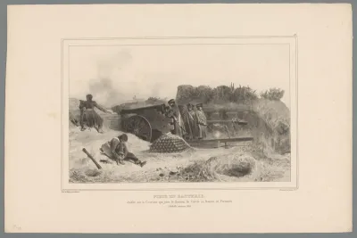 Geschut in actie, 1832