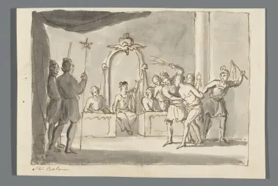 Geseling van Christus voor Pontius Pilatus