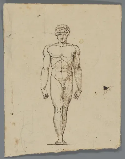 Gespierde man