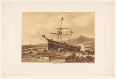 Gestrand schip