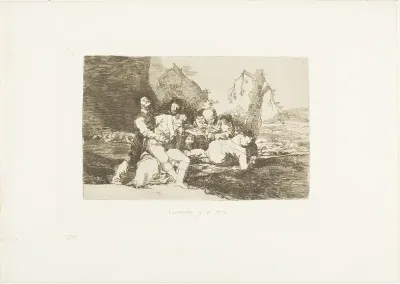 Get them well, and on to the next, plate 20 from The Disasters of War