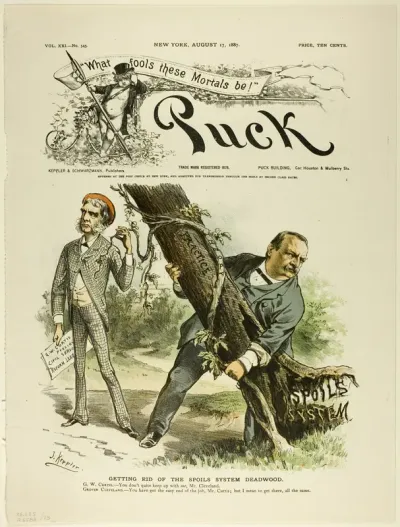 Getting Rid of the Spoils System Deadwood, from Puck