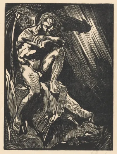 Gevallen engel, mogelijk Satan