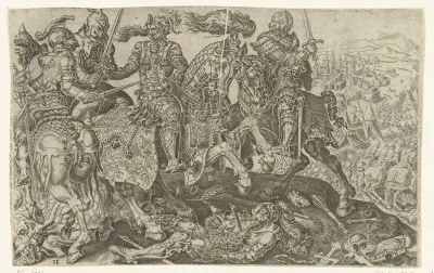 Gevangename van Frans I tijdens de slag van Pavia, 1525