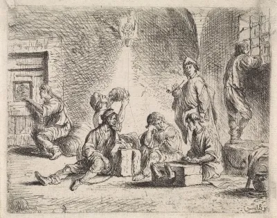 Gevangenen in kerker