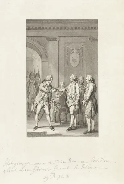Gevangenneming van drie raden van de VOC, 1740