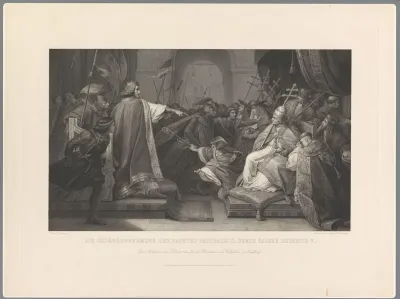 Gevangenneming van paus Paschalis II door keizer Hendrik V