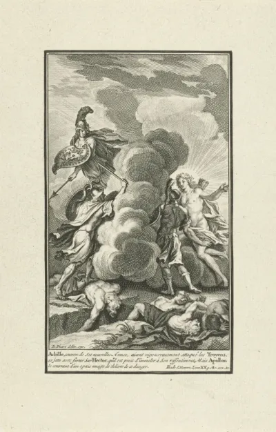 Gevecht tussen Achilles en Hector