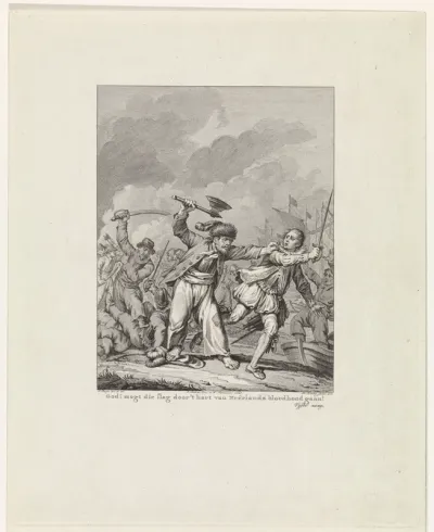 Gevecht tussen Barthold Entes en Agulo te Vlissingen, 1572