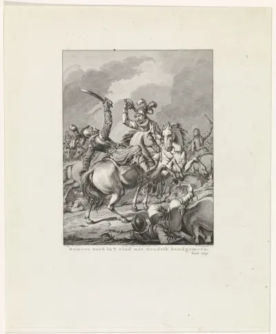 Gevecht tussen Romero en Hendrik van Nassau bij Mons, 1572