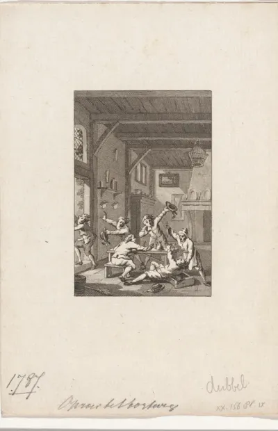 Gevechten met Orangisten te Voorburg, 1787