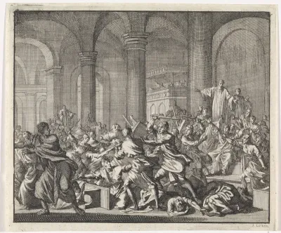 Gevechten tijdens de bisschopsverkiezing van Damasus