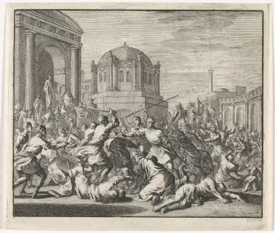 Gevechten tijdens de pausverkiezing van Symmachus
