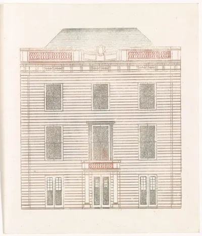Gevel van een Amsterdams huis aan de Amstel