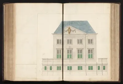 Gevel van een Blokhuis in de Amstel