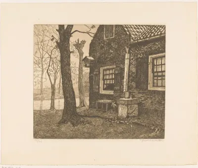 Gevel van een boerderij