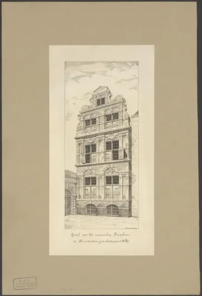 Gevel van het Rasphuis te Amsterdam