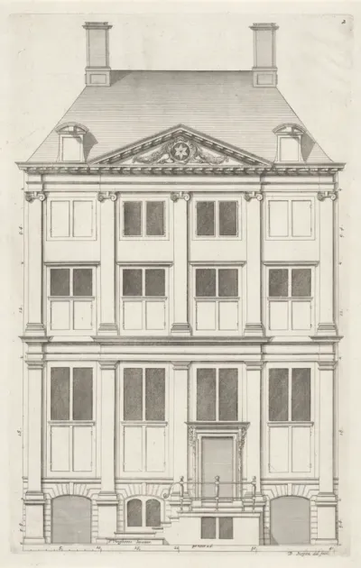 Gevel van huis De Star of De Ster te Amsterdam