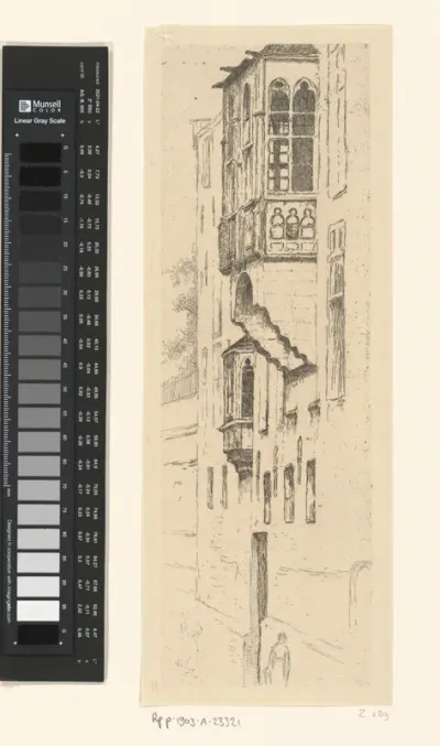 Gevel van huis Ravenstein, te Brussel