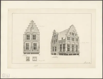Gevels van Nes 85 en Amstel 54