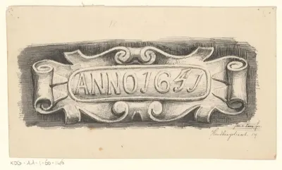 Gevelsteen in Handboogstraat 14