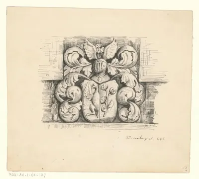 Gevelsteen op de Oudezijds Voorburgwal 246
