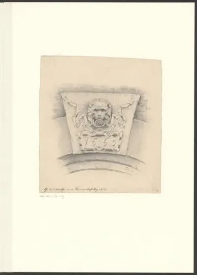 Gevelsteen op het poortje in de Prinsenhofssteeg 5