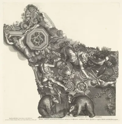 Gewelfdecoratie uit Pallazzo Barberini