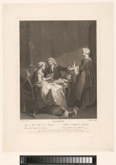 Gezelschap aan tafel
