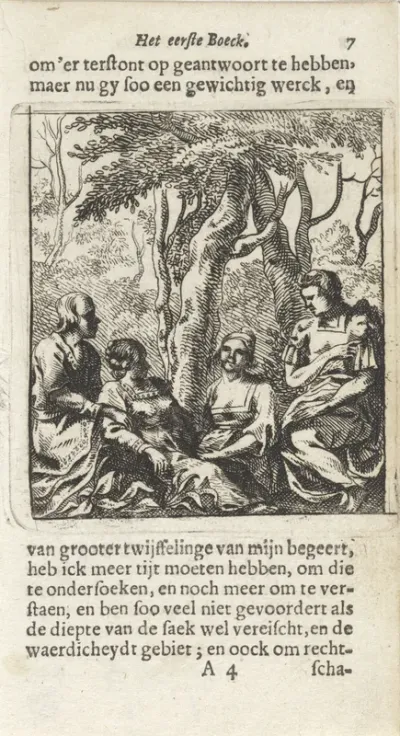 Gezelschap in bos