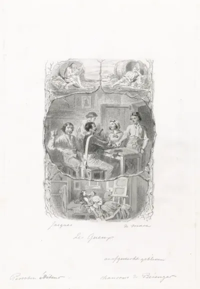 Gezelschap rond een tafel