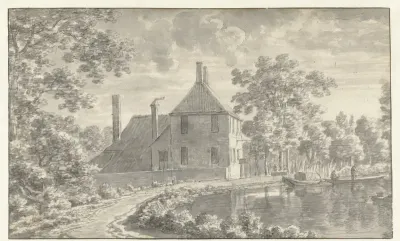 Gezicht bij Rotterdam
