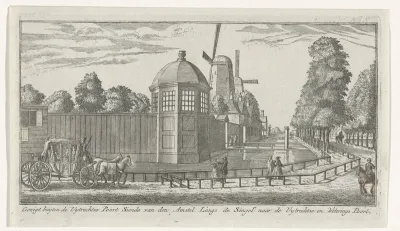 Gezicht buiten de Utrechtse Poort