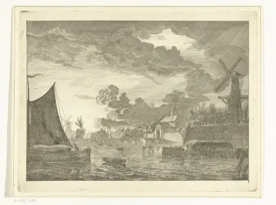 Gezicht buiten de Utrechtse Poort