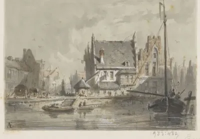 Gezicht in Brugge