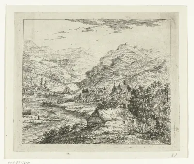 Gezicht in de Hooglanden te Schotland