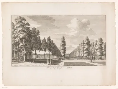 Gezicht in de Nassau Odijklaan te Zeist