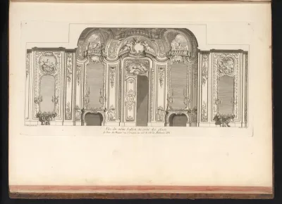 Gezicht in de salon van prinses Czatoryski