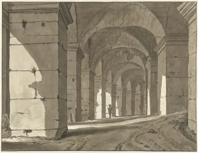 Gezicht in het Colosseum