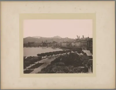 Gezicht in Luzern