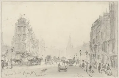 Gezicht in Oxfordstreet