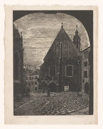 Gezicht in Praag