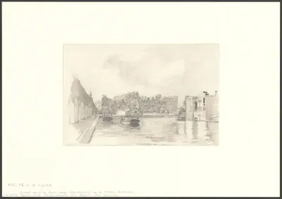 Gezicht langs de Eilandsgracht op de Nieuwe Teertuinen