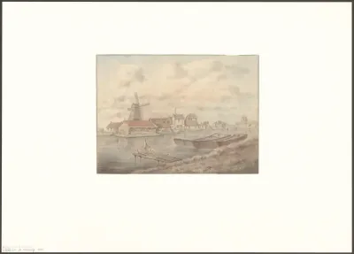 Gezicht langs de Kostverlorenvaart