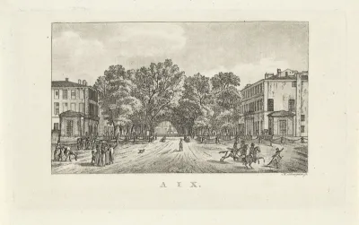 Gezicht op Aix
