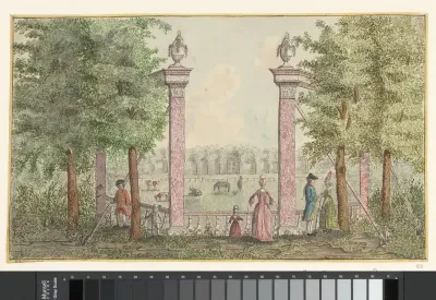 Gezicht op Ambachtsheerlijkheid Nieuwer-Amstel, met koeienweide